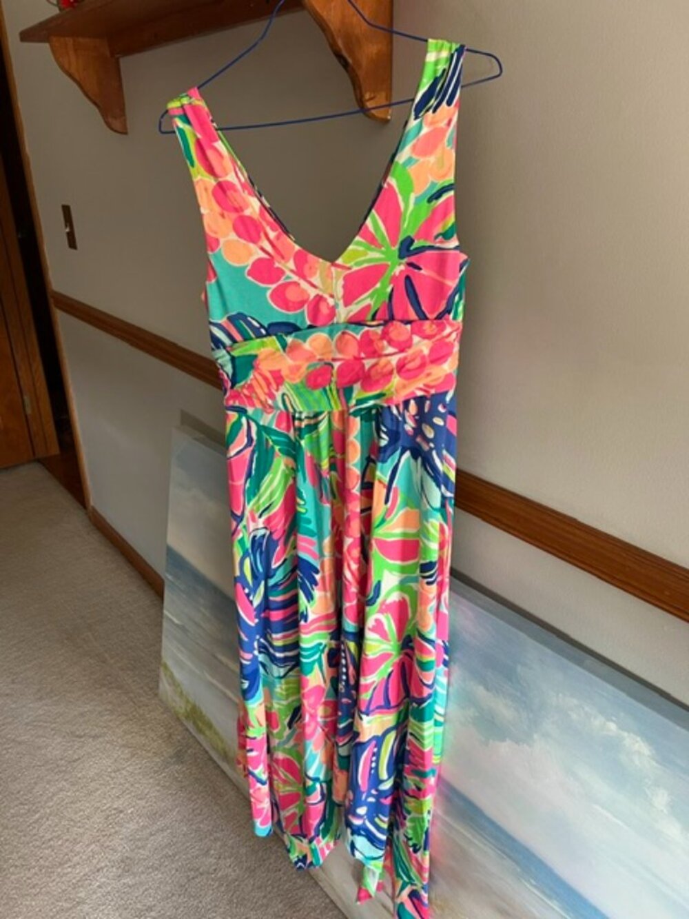 Lilly Pulitzer Midi Dress colorful and bright size medium